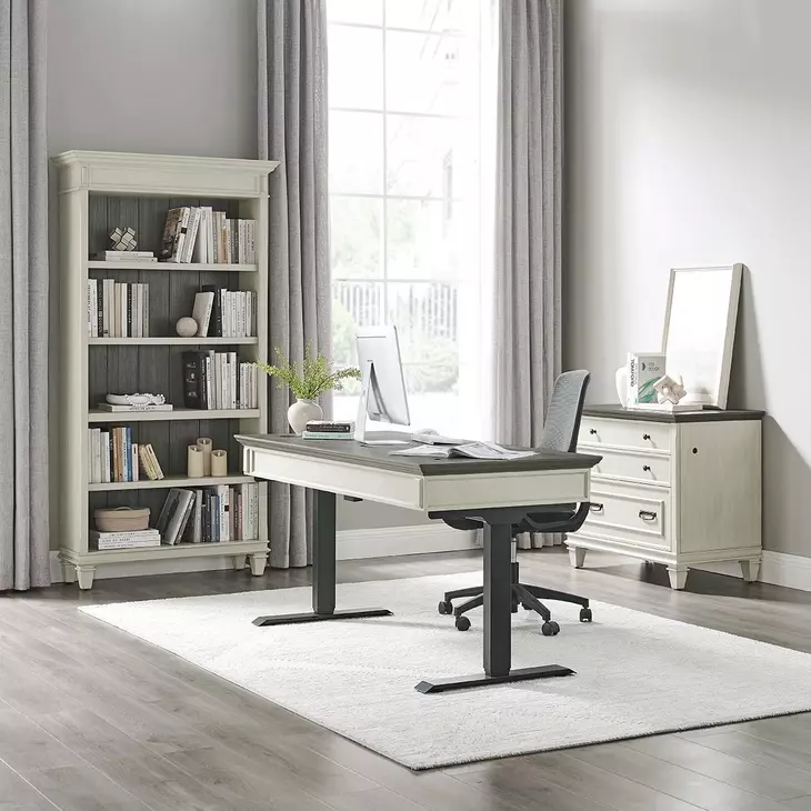 Hartford Antique White And Gray Lateral File Cabinet from Martin