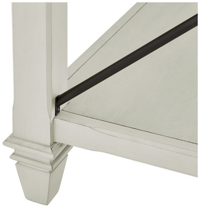 Hartford Antique White And Gray Writing Desk