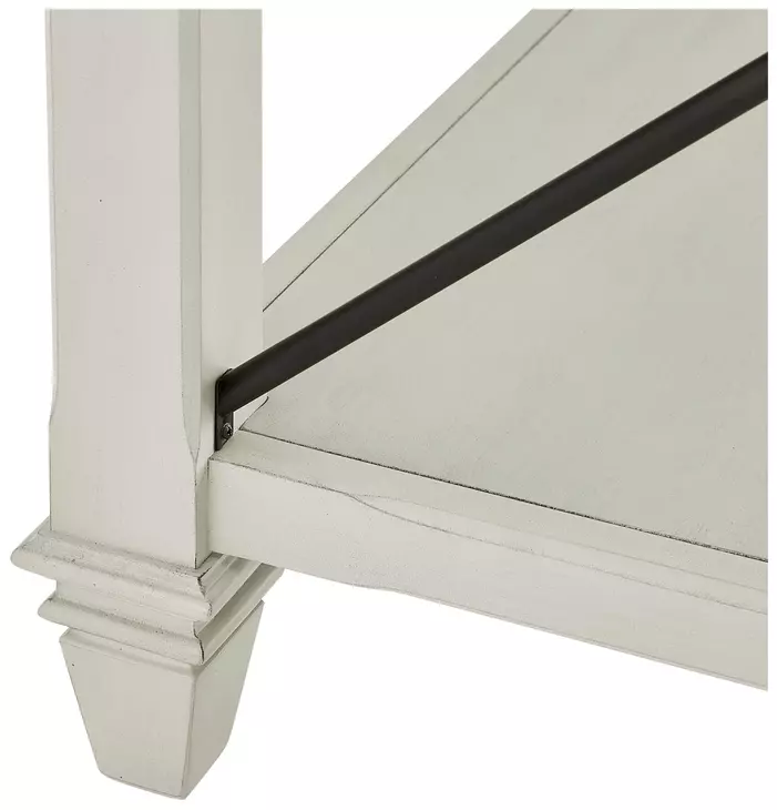 Hartford Antique White And Gray Writing Desk