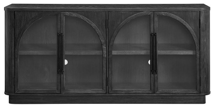 Harper Black 70" TV Stand