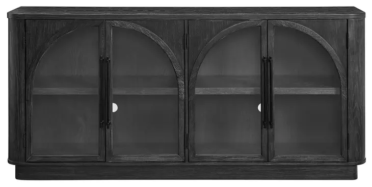 Harper Black 70" TV Stand