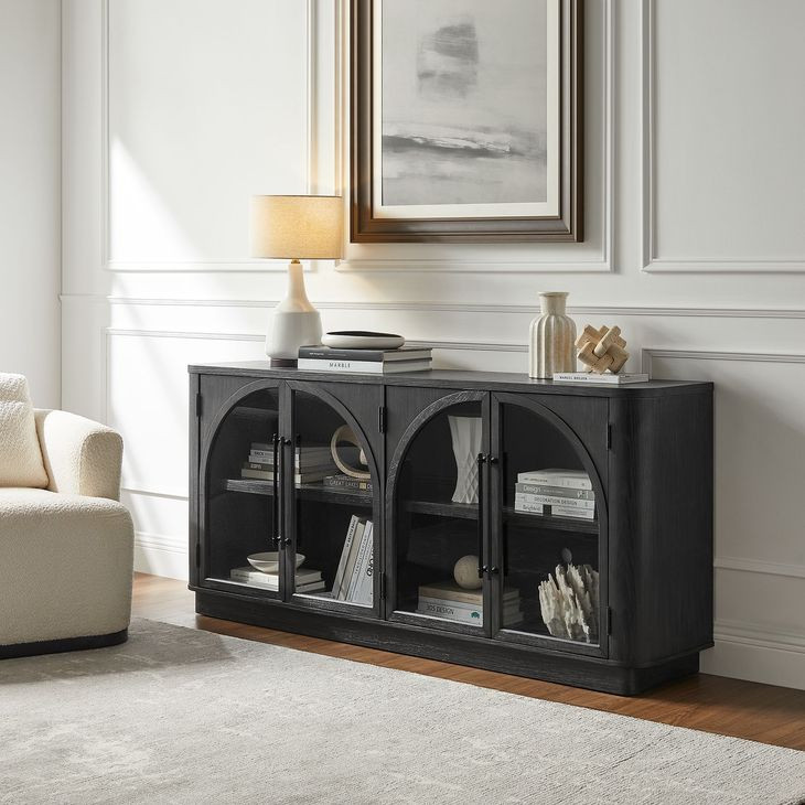 Harper Black 70" TV Stand