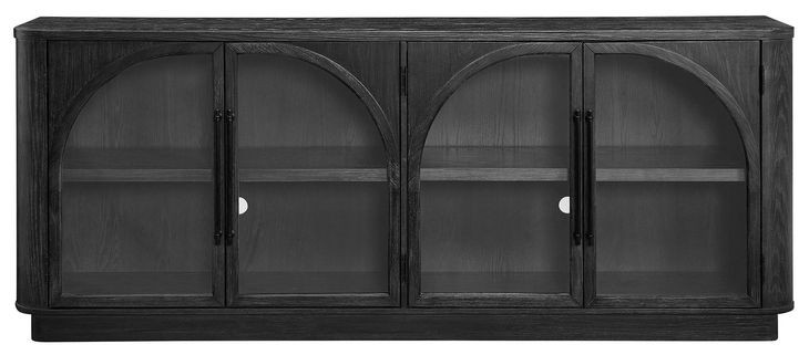 Harper Black 80" TV Stand