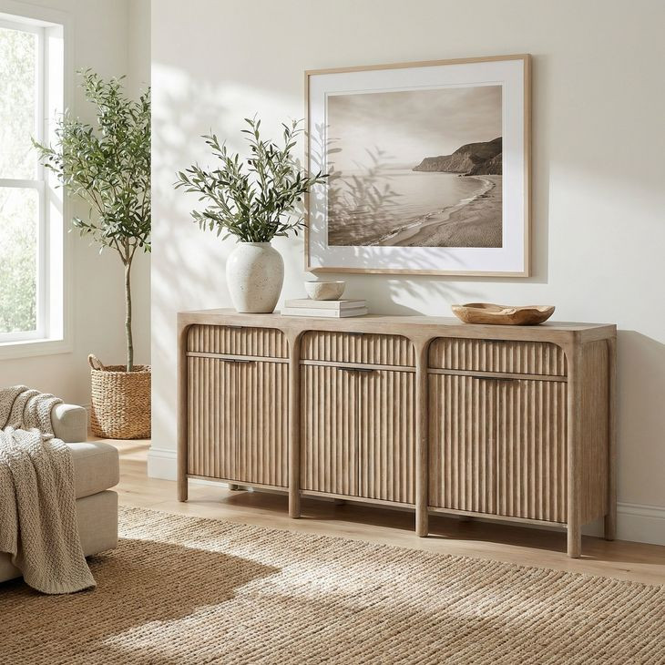 Knox Brown 6 Door TV Stand