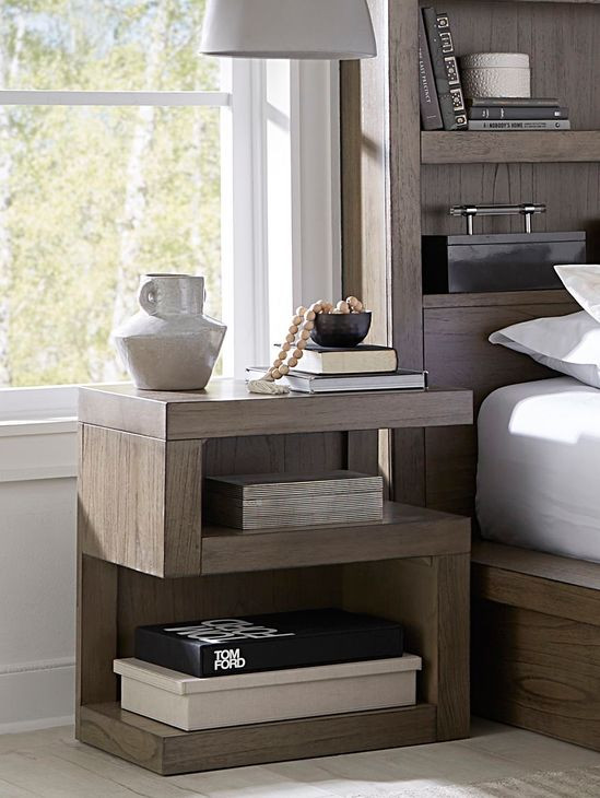 Modern Loft Graystone S Nightstand