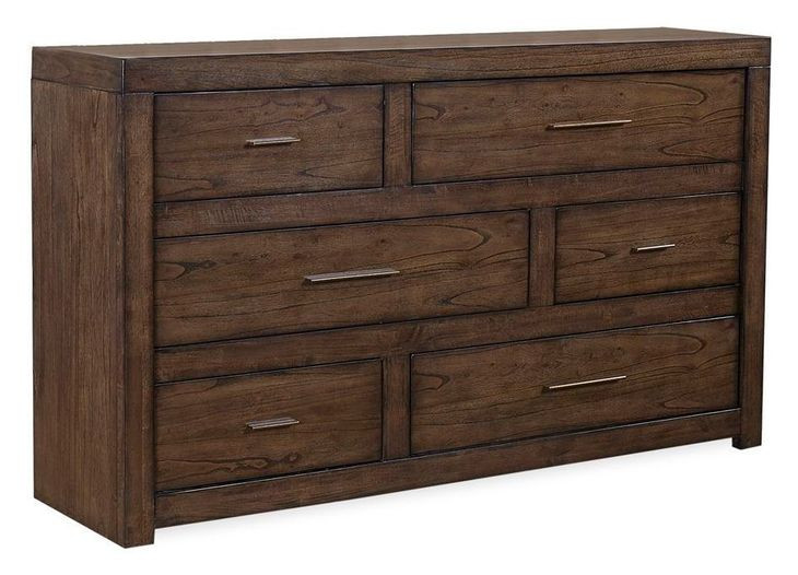 Modern Loft Brownstone Drawer Dresser