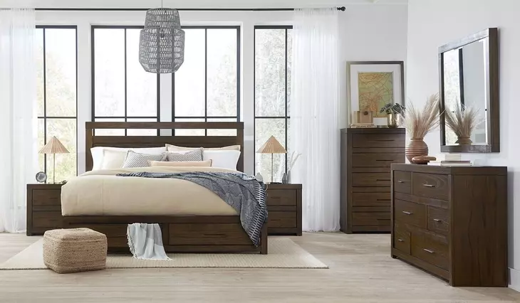 Modern Loft Brownstone Drawer Dresser