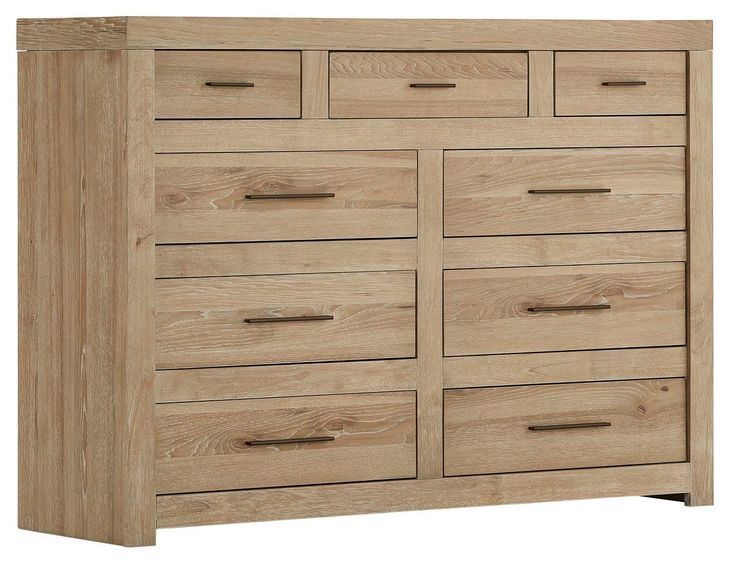 Modern Loft Khaki 9 Drawer Chesser
