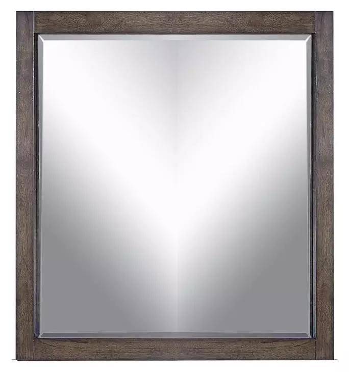 Modern Loft Brownstone Rectangular Dresser Mirror