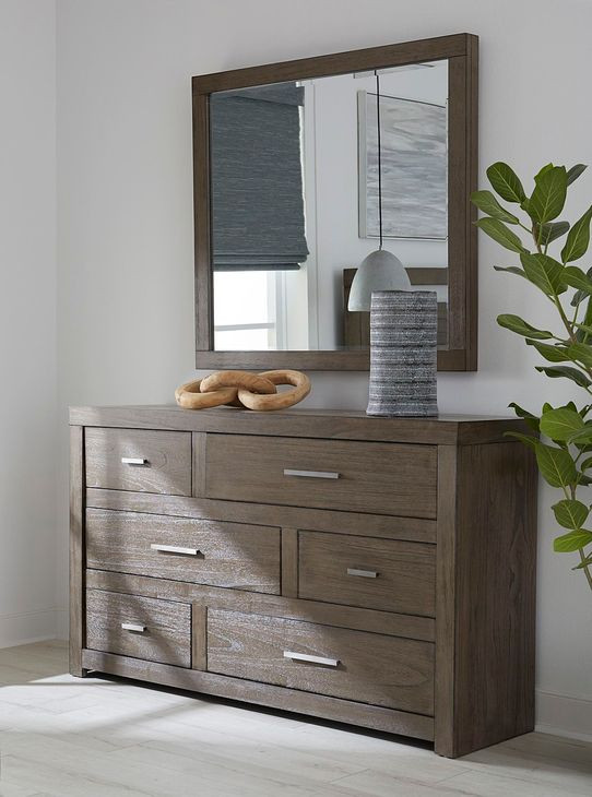 Modern Loft Graystone Rectangular Dresser Mirror