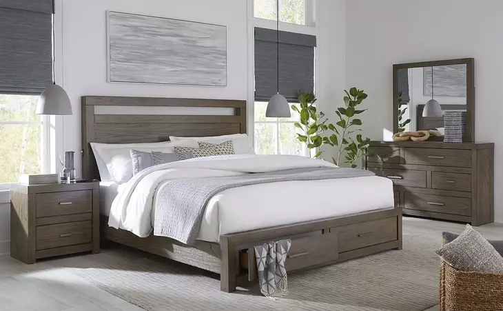 Modern Loft Graystone Rectangular Dresser Mirror