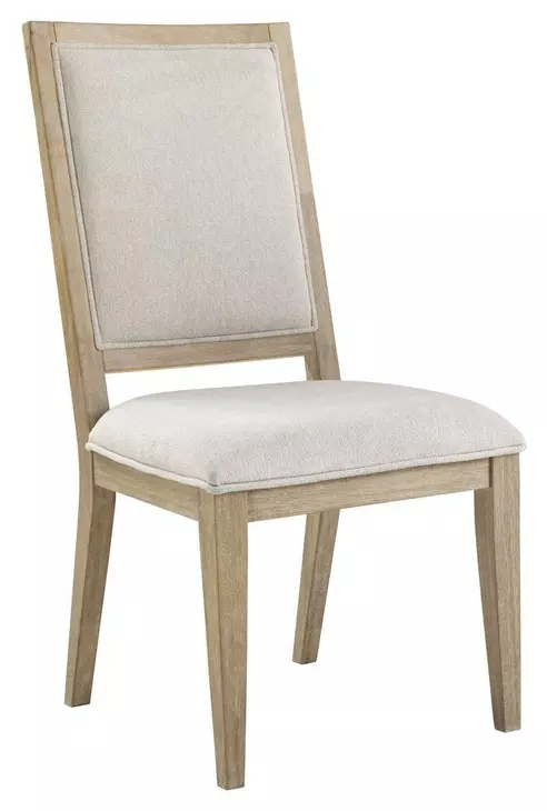 Modern Loft Khaki Performance Fabric Dining Side Chair Set of 2