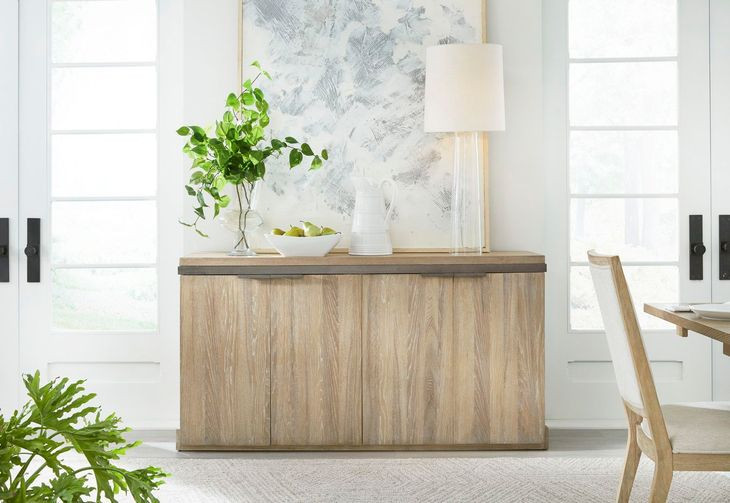 Modern Loft Brown 4 Door Sideboard