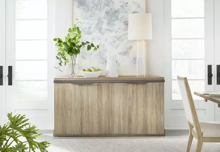 Modern Loft Brown 4 Door Sideboard