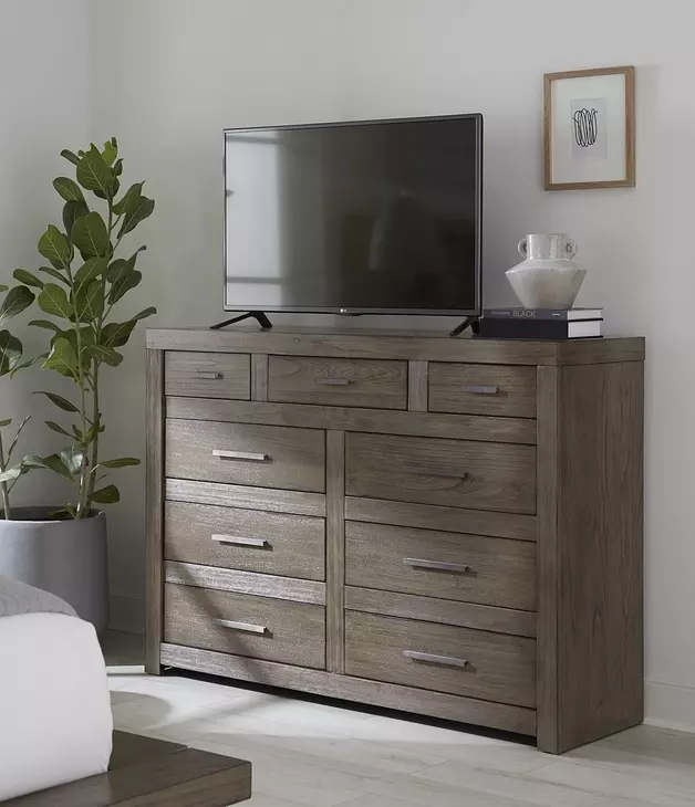 Modern Loft Graystone 9 Drawer Chesser