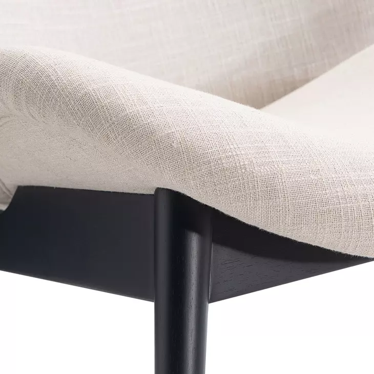 Jett Beige Upholstered Accent Chair