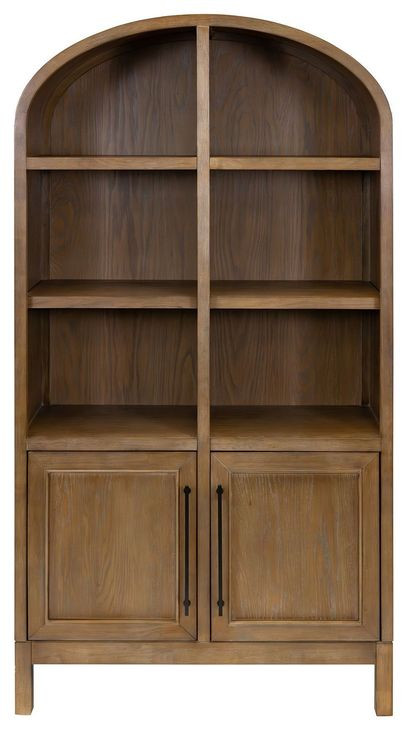Olivia Brown Bookcase with 8 Shelves