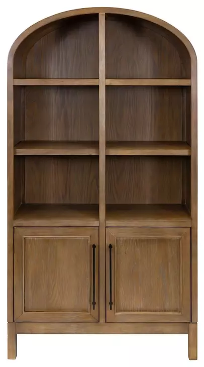 Olivia Brown Bookcase with 8 Shelves
