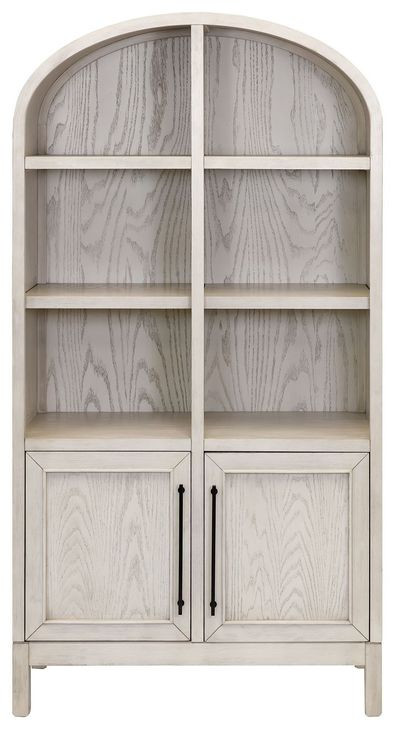 Olivia White Bookcase with 8 Shelves