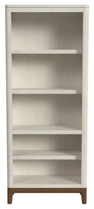Pomona Soft White Open Bookcase