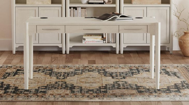 Towne White Writing Home Office Set