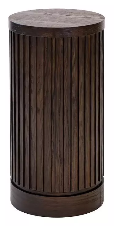 Tulane Brown 24" Round Side Table
