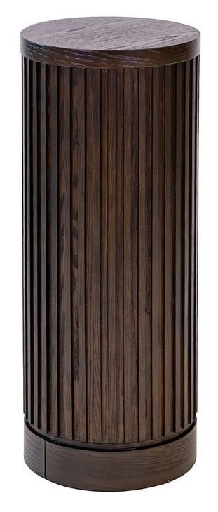Tulane Brown 30" Round Side Table