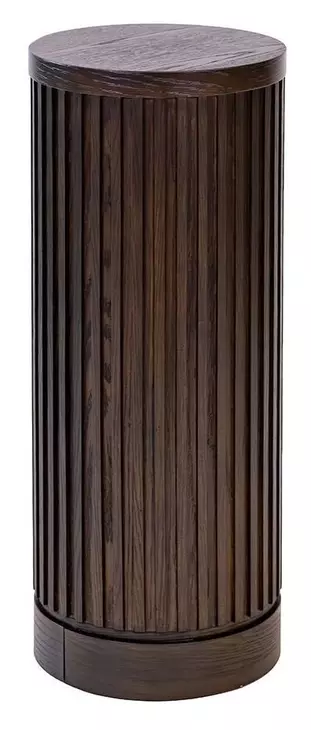 Tulane Brown 30" Round Side Table