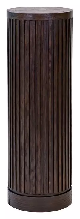 Tulane Brown 36" Round Side Table