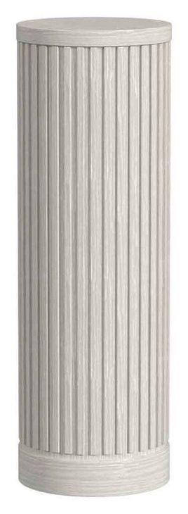 Tulane White 36" Round Side Table