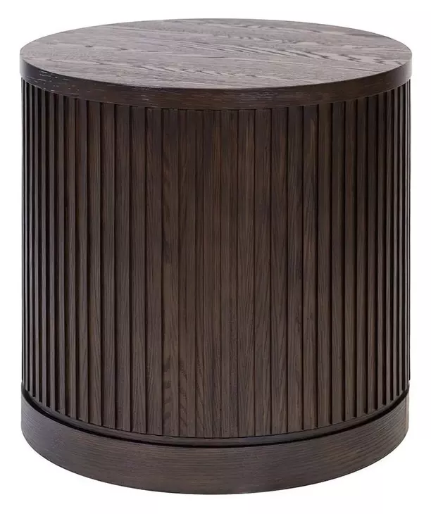 Tulane Brown Round End Table