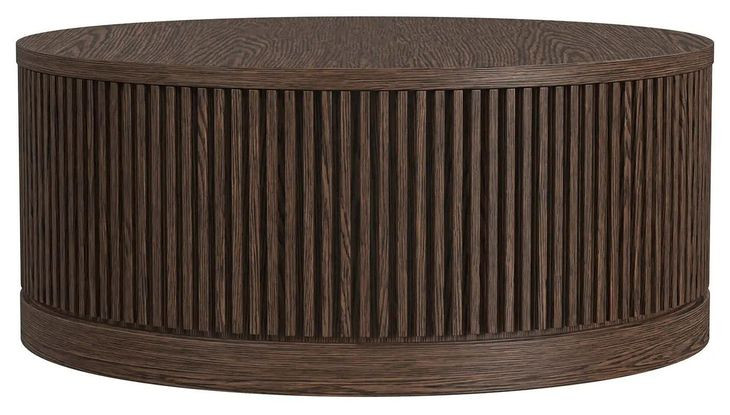Tulane Brown 42" Round Coffee Table