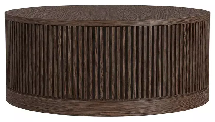 Tulane Brown 42" Round Coffee Table