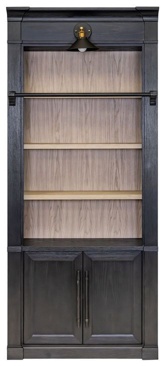 Willow Lane Black Tall Bookcase