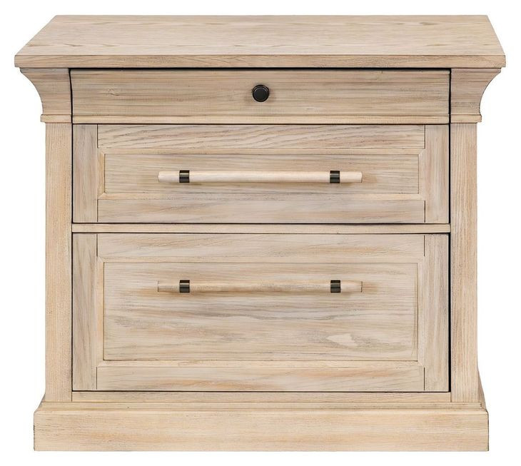 Willow Lane Natural Oak Lateral File Cabinet
