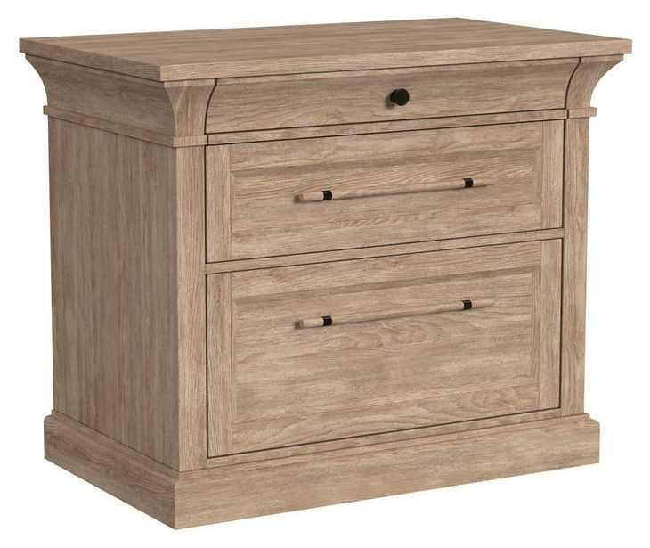 Willow Lane Natural Oak Lateral File Cabinet