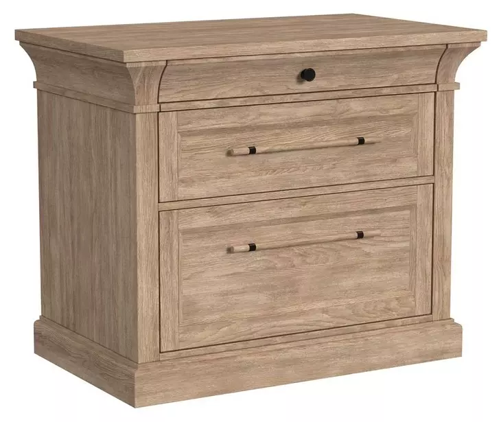 Willow Lane Natural Oak Lateral File Cabinet