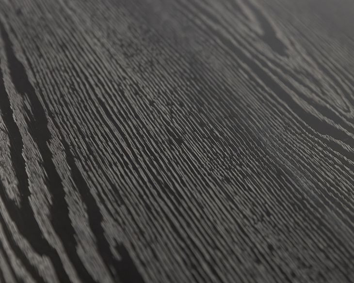 Willow Lane Ebony Black 68" Executive Desk