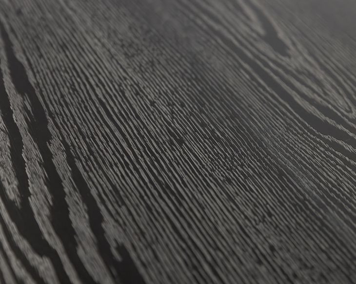 Willow Lane Ebony Black 68" Credenza with USB Charging