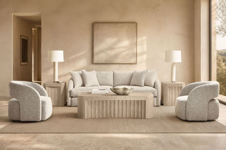 Loggia Aria 22" Square Side Table