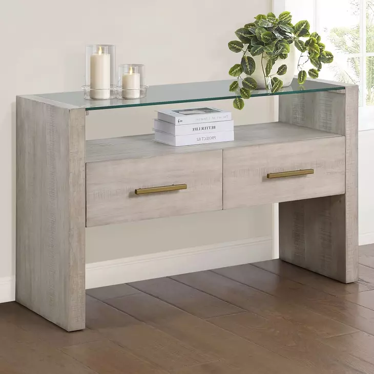Garland Blonde Rectangular Sofa Table