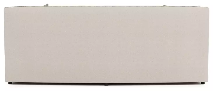 Candace Beige 96" Sofa with Nailhead Trim
