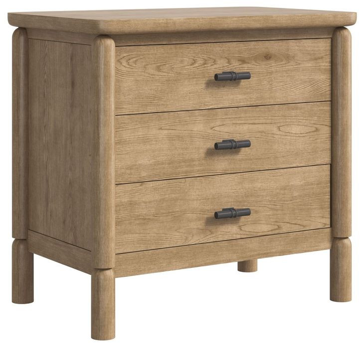 Verge Brown 1 Drawer Open Nightstand
