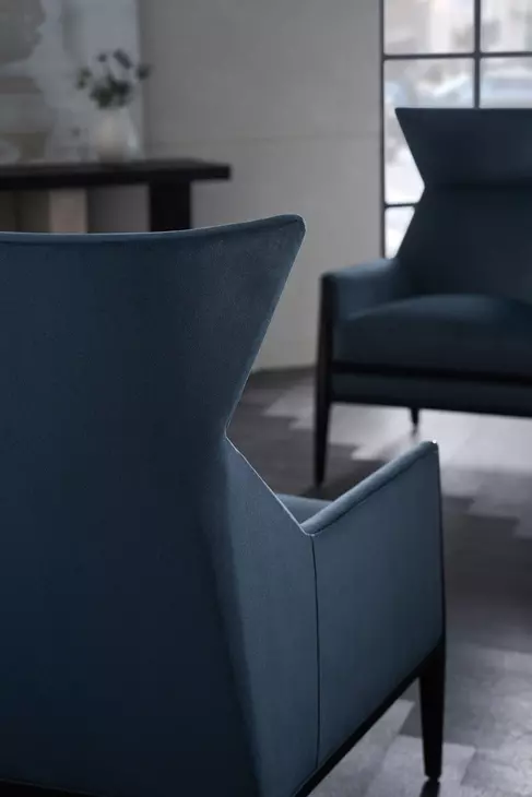 Boundless Peacock Upholstered Accent Chair
