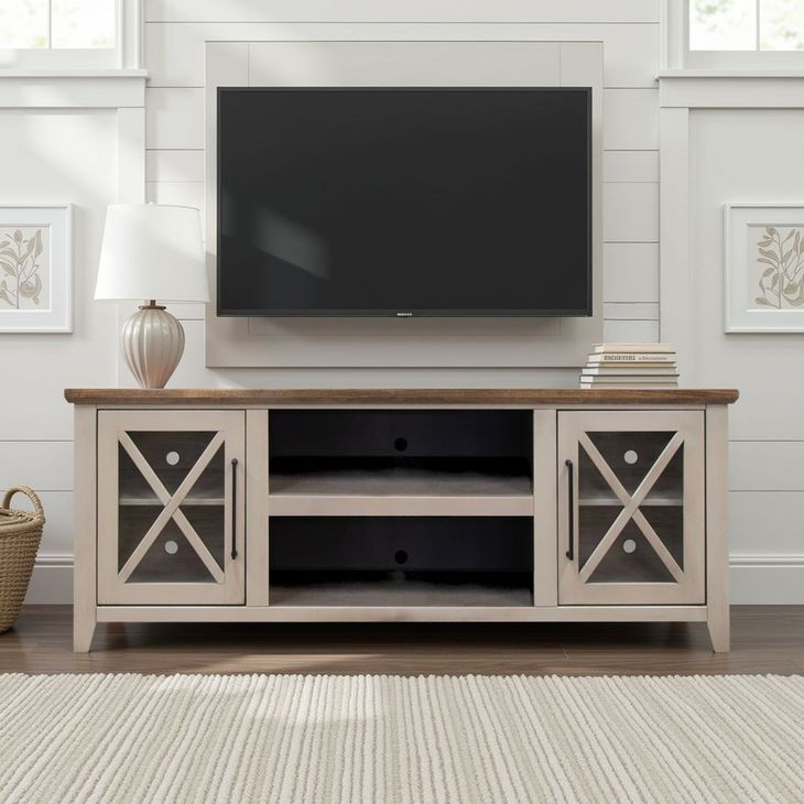 Ithaca Sandstone and Bourbon 66" TV Stand