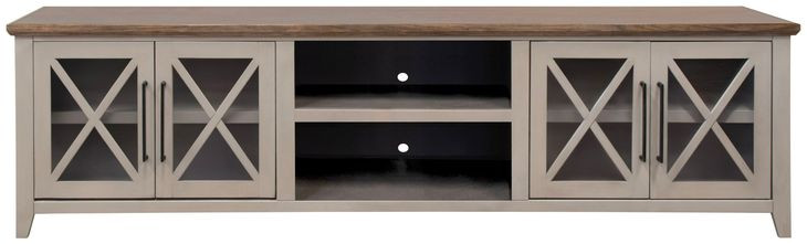 Ithaca Sandstone and Bourbon 96" TV Stand