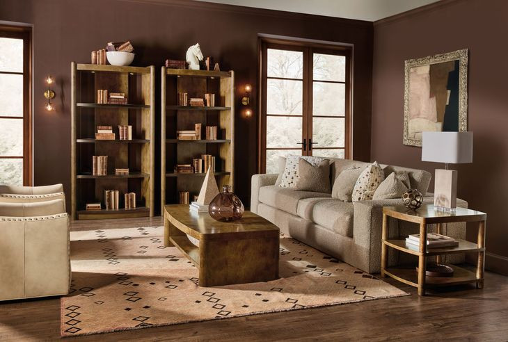 Mosaic Rich Golden Brown Occasional Table Set