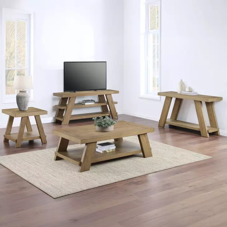 Orinda Brown Rectangular Ocassional Table