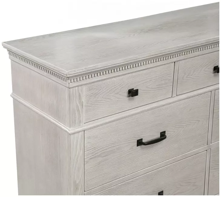 Silver Sands Gray 7 Drawer Dresser