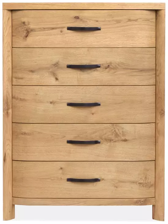 Laramie Honey Wheat 5 Drawer Chest